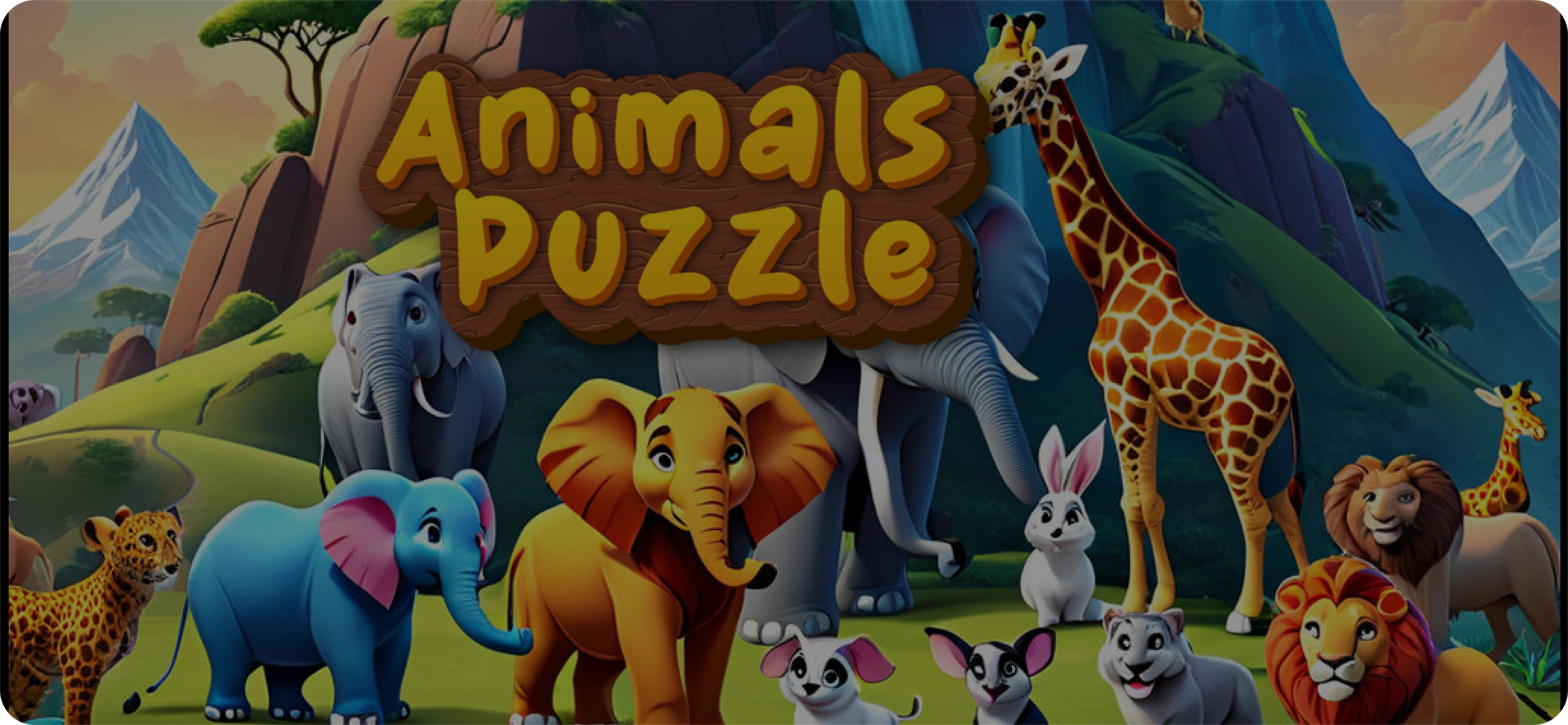 Animals Puzzle banner