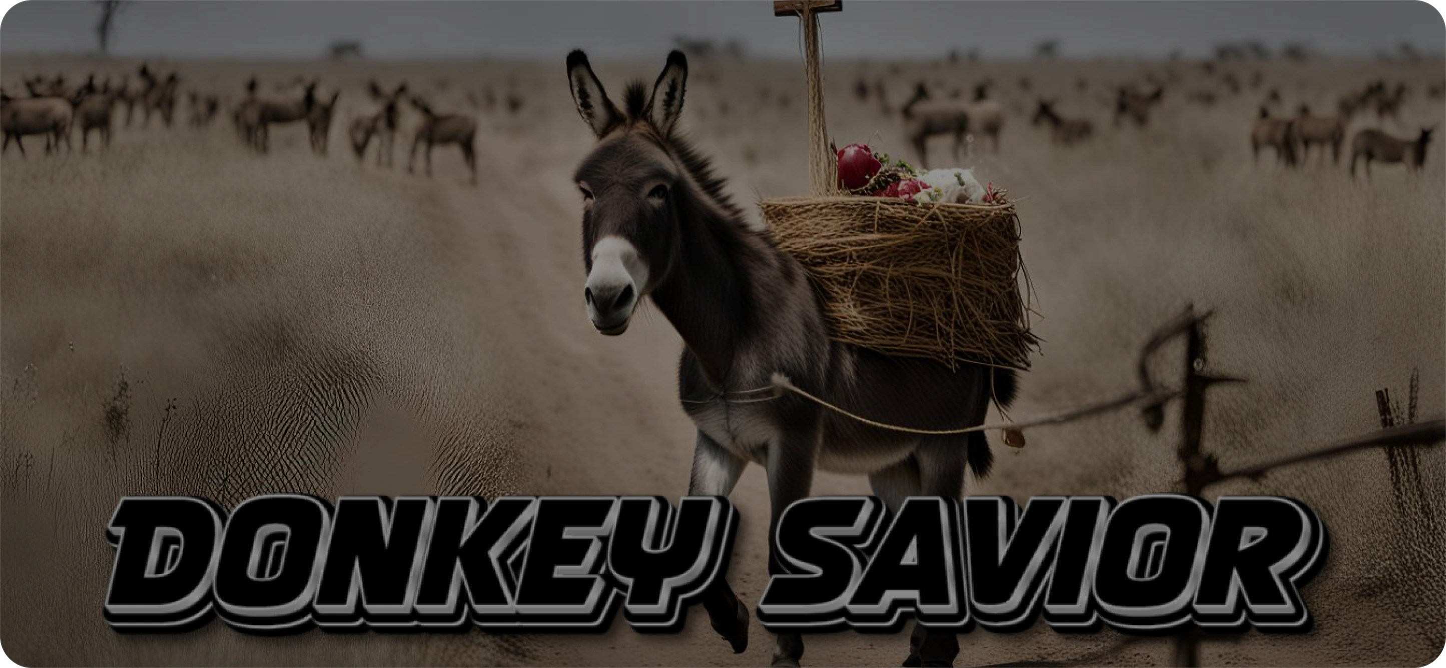 Donkey Savior banner