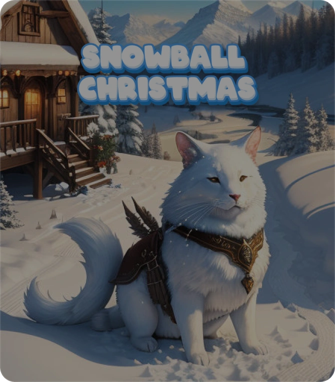 Snowball Christmas mobile